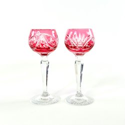Snapseglas - B�hmisk krystal (10 stk samlet) 