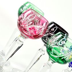 Snapseglas - B�hmisk krystal (10 stk samlet) 