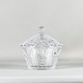 Bonbonniere - lille, let oval m/takker