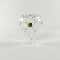 Bonbonniere - rund p fod, RCR krystal 