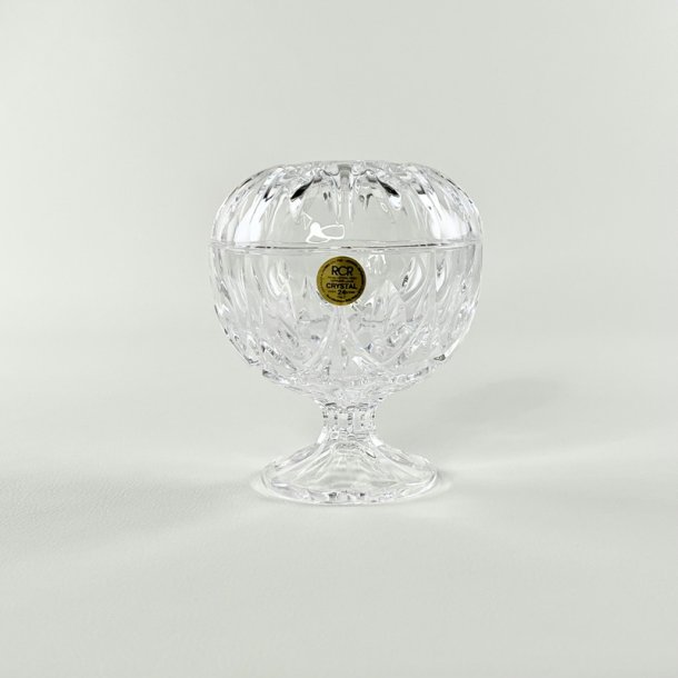 Bonbonniere - rund p fod, RCR krystal 