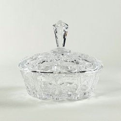 Bonbonniere - krystal, lav med hj top  