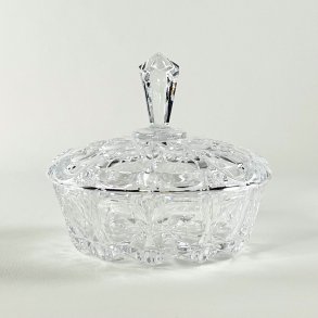Bonbonniere - krystal, lav med hj top  