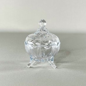 Bonbonniere - rund m/swirl lg