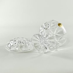 Bonbonniere - rund p fod, RCR krystal 