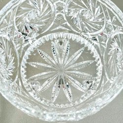 Bonbonniere - krystal med spir, XL