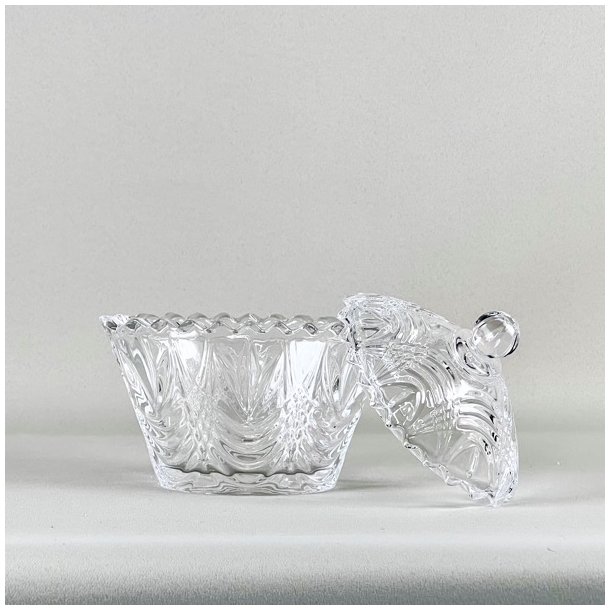 Bonbonniere - lille, let oval m/takker