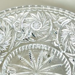 Bonbonniere - krystal med spir, XL