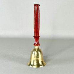 Klokke - messing m/trhndtag