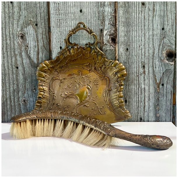 Bordkost m/fejeblad - fransk vintage