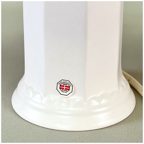 Bordlampe - lille, hvid