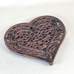 Bordskner - fransk, hjerte lille