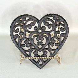 Bordskner - fransk, hjerte