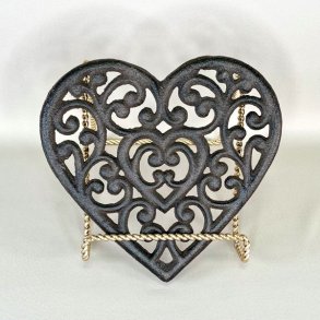 Bordskner - fransk, hjerte