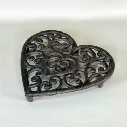 Bordskner - fransk, hjerte