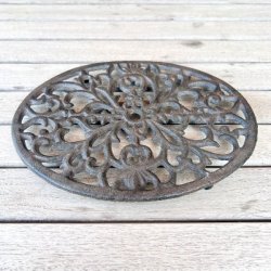 Bordskner - fransk, oval