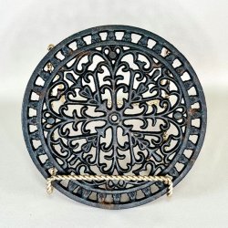 Bordskner - fransk, rund