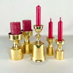 Messing lysestager - Boyes Metalkunst, flere strrelser