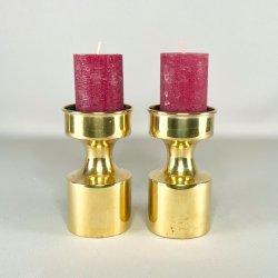 Messing lysestager - Boyes Metalkunst, flere strrelser