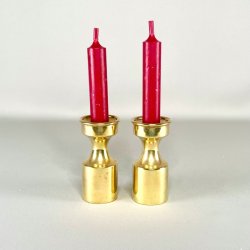 Messing lysestager - Boyes Metalkunst, flere strrelser