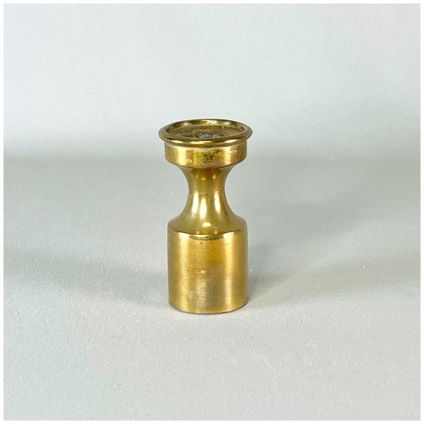 Messing lysestager - Boyes Metalkunst, patinerede