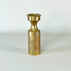 Messing lysestager - Boyes Metalkunst, patinerede