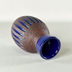Keramikvase - Burmeister, bl� stribe