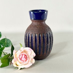 Keramikvase - Burmeister, bl stribe