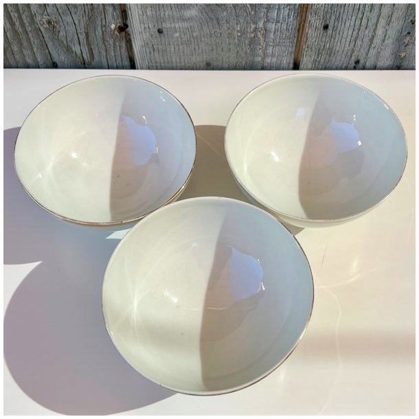 Cafe au lait skl (bol) m/guldkant