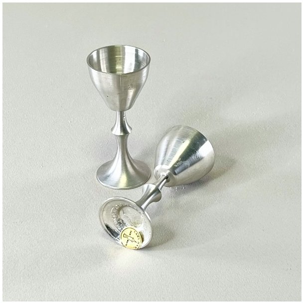 Snapseglas i tin - Carl Hansen 