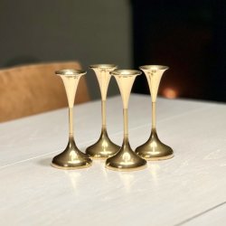 Messing lysestage - Cawa  