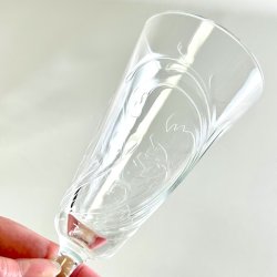 Champagneglas med mnster 