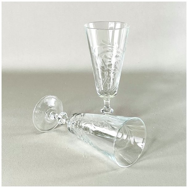 Champagneglas med mnster 