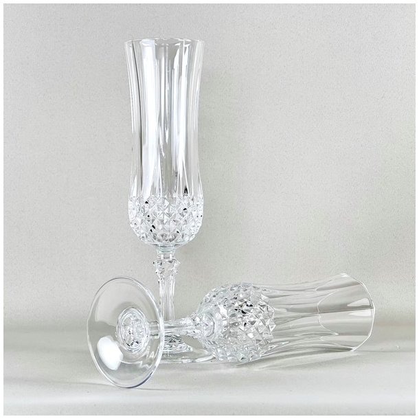 Champagneglas - krystal (4 stk)