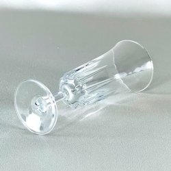 Champagneglas - fransk vintage med riller (6 stk samlet) 