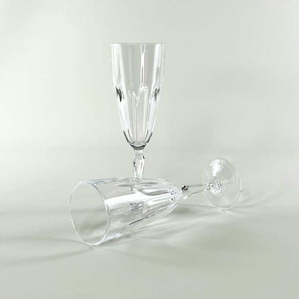 Champagneglas - krystal (4 stk samlet)