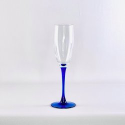 Champagneglas med bl stilk - Luminarc