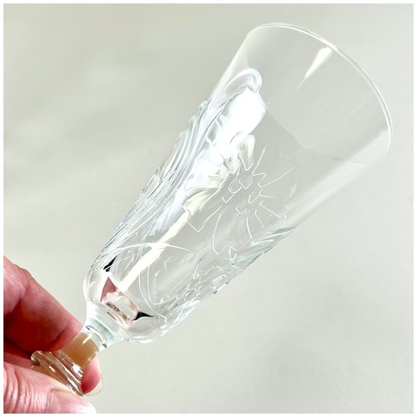 Champagneglas med mnster 