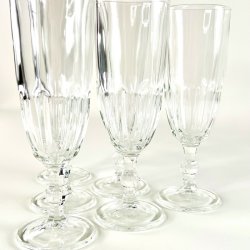 Champagneglas - robuste (6 stk samlet) 