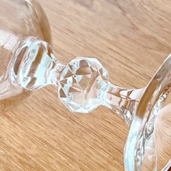 Champagneglas - krystalglas med ciselering (8 stk samlet) 