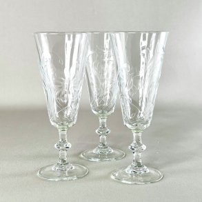 Champagneglas med mnster 