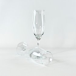 Champagneglas (4 stk samlet) - let tulipanformet 