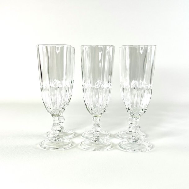 Champagneglas - robuste (6 stk samlet) 