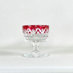 Champagneskle (5 stk) - likrglas m/rd kant 