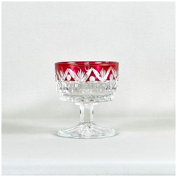 Champagneskle (5 stk) - likrglas m/rd kant 