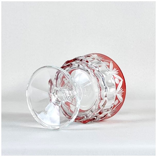 Champagneskle (5 stk) - likrglas m/rd kant 