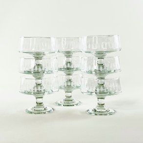 Champagneskle (9 stk samlet) - lav med fjernmnster 