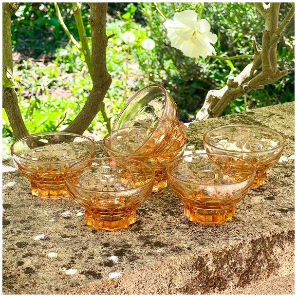 Champagneskl - vintage, lyserd