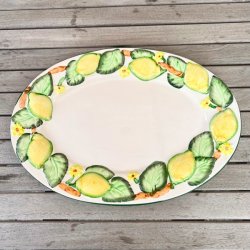 Serveringsfad m/citroner, fransk