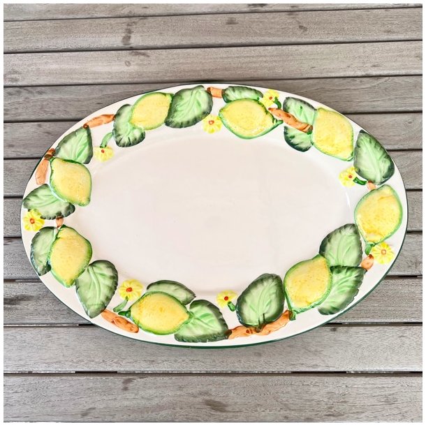 Serveringsfad m/citroner, fransk